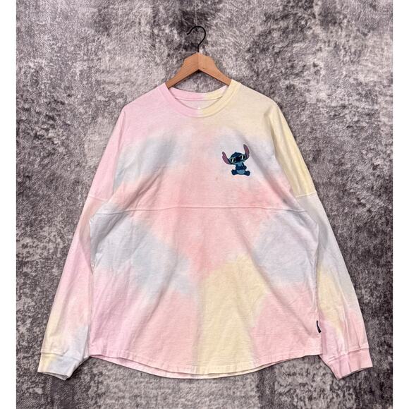 Disney x Spirit Jersey Shirt Large Unisex Ohana Means Family Stitch Tie Dye - Picture 2 of 7